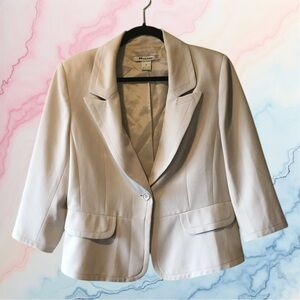 Nygard Collection Cream Blazer